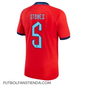Inglaterra John Stones #5 Segunda Equipación Mundial 2022 Manga Corta